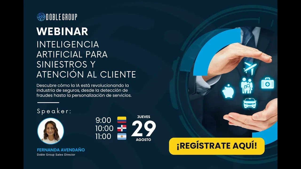 Webinar Cómo usar la Inteligencia Artificial para Siniestros y Atención al Cliente